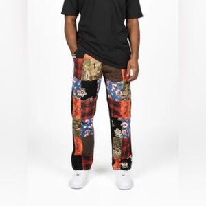 RW Colorado Men’s Quilted Black Pants Size 34 NWOT